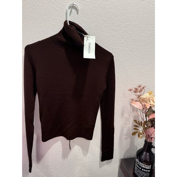 NWT Thakoon Merino Wool turtle neck  size xs relaxed fit - Picture 5 of 7